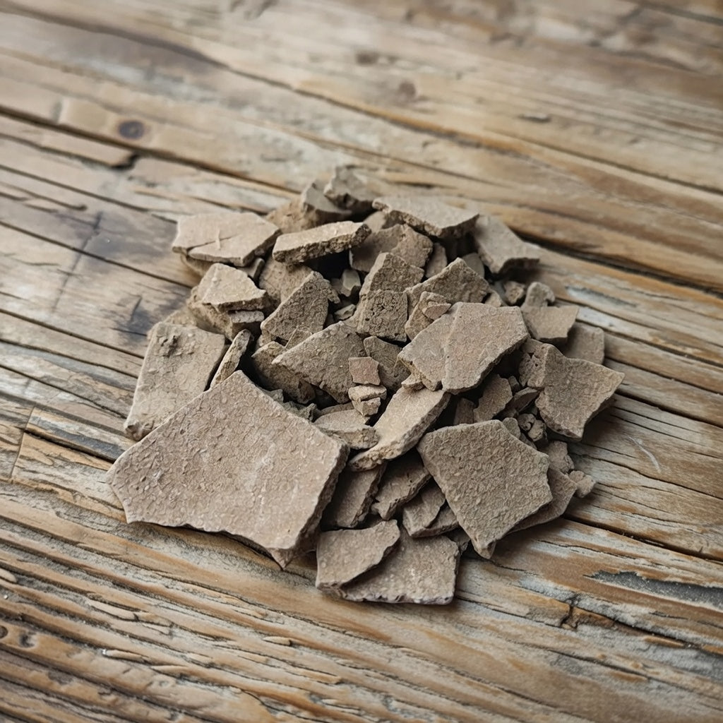 Reines marokkanisches Ghassoul-Tonpulver (Rhassoul-Ton) 200 g – 100 % natürliches Detox-Maskenpulver zur Reinigung von Gesicht, Haar und Körper