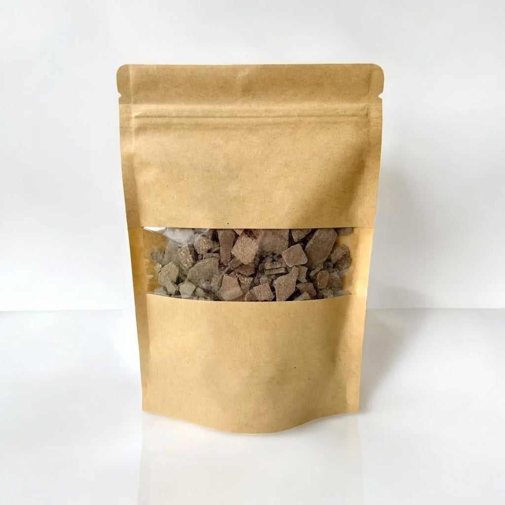 Reines marokkanisches Ghassoul-Tonpulver (Rhassoul-Ton) 200 g – 100 % natürliches Detox-Maskenpulver zur Reinigung von Gesicht, Haar und Körper